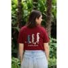 Camiseta Burgundy Savannah